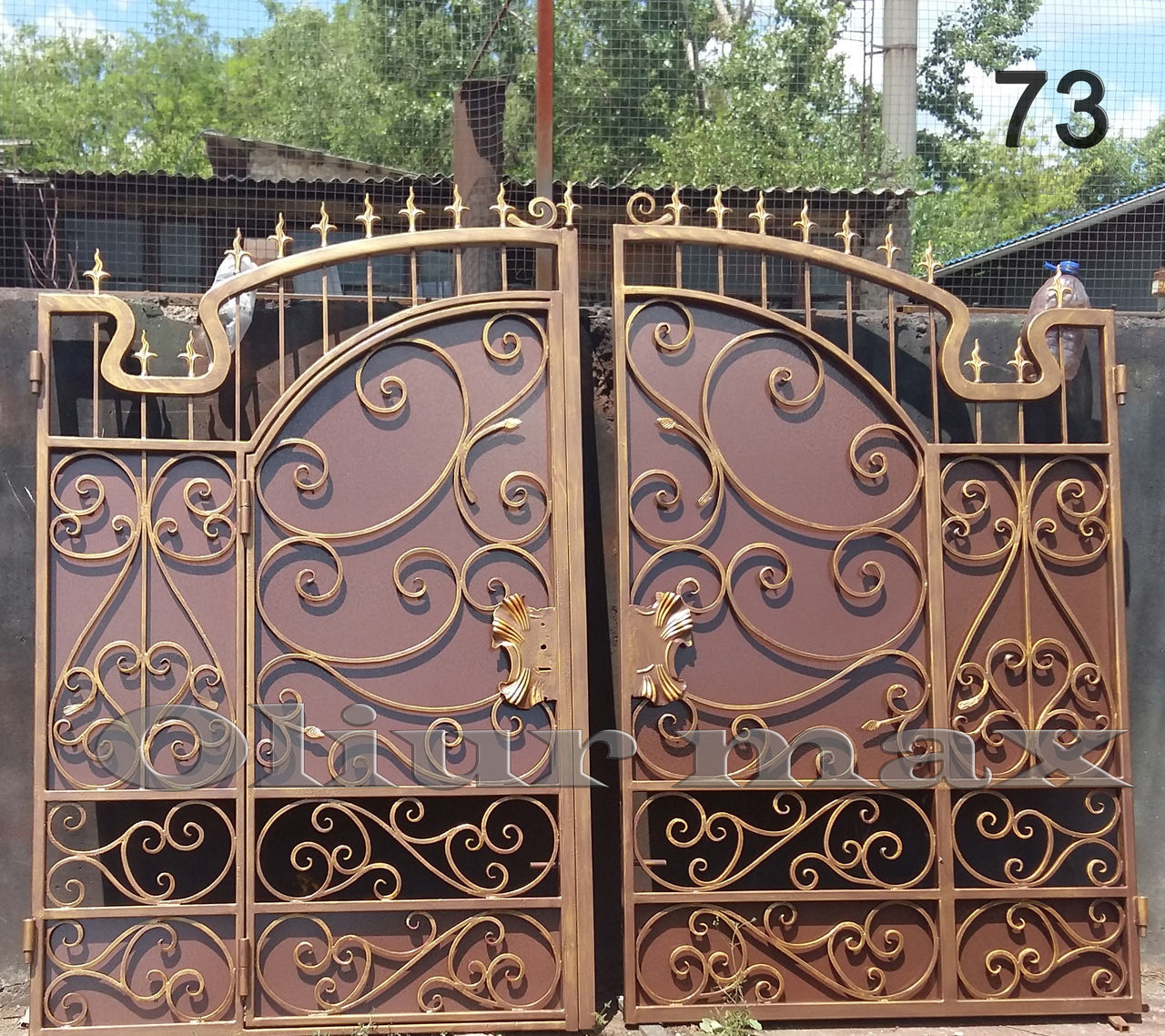 Balustrade, porți, copertine, garduri, gratii , uși metalice și alte confecții din fier forjat. imagine 2