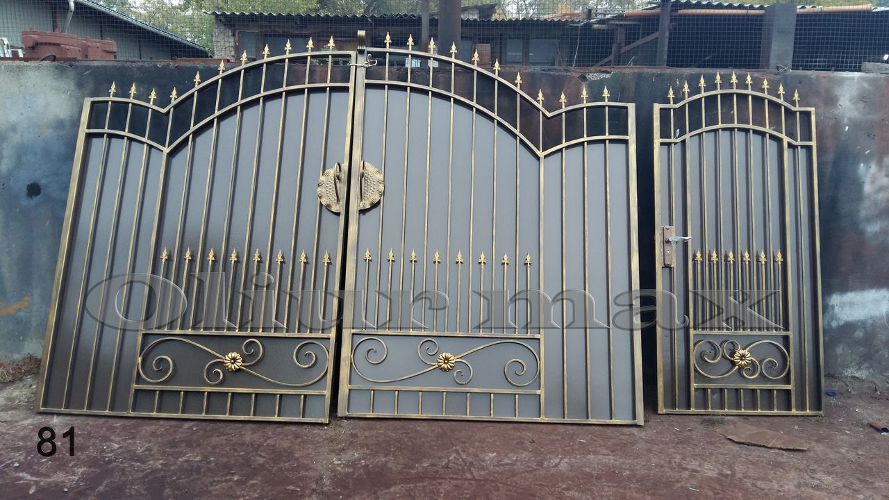 Balustrade, porți, copertine, garduri, gratii , uși metalice și alte confecții din fier forjat. imagine 10