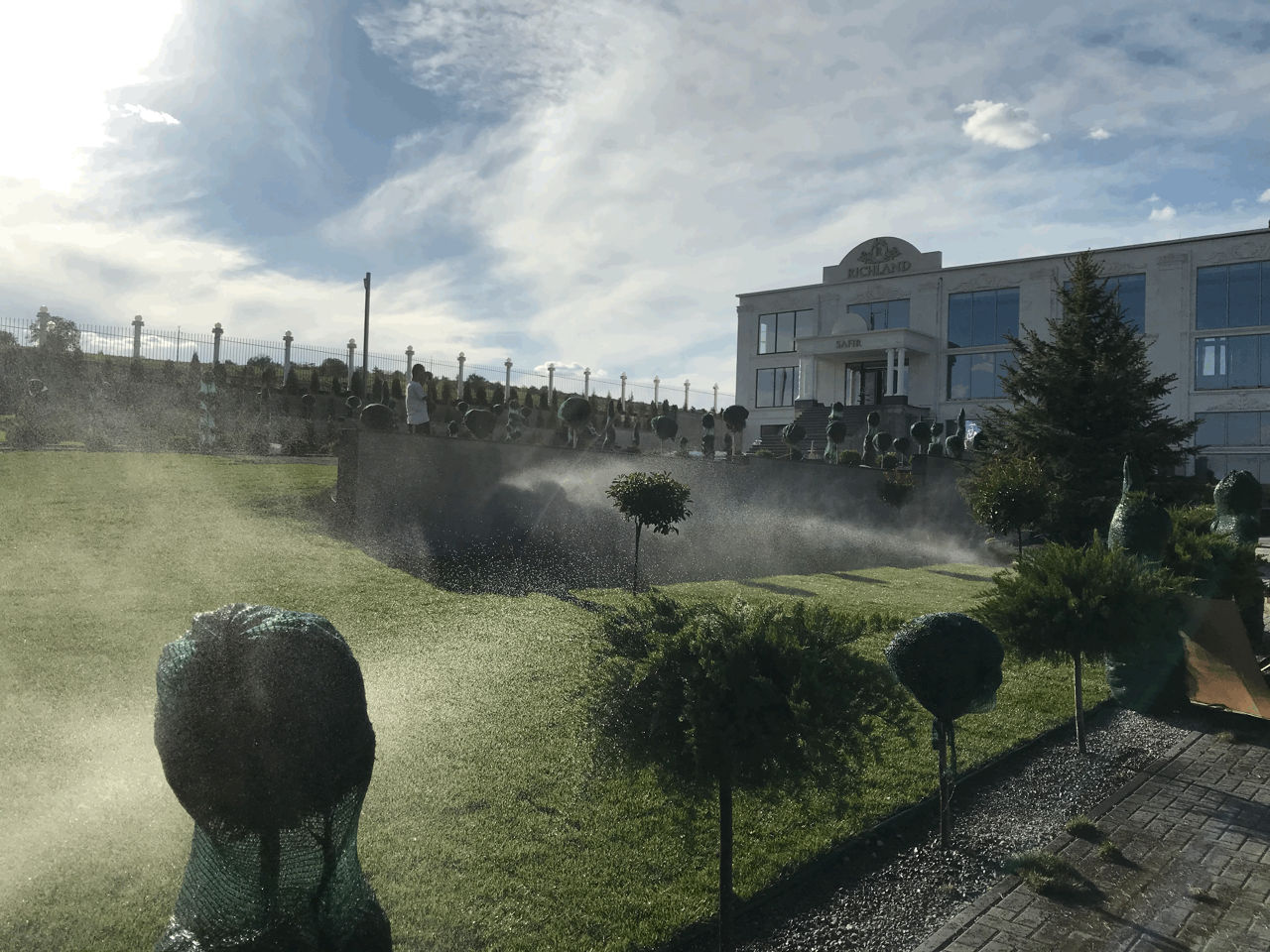 Установка автоматического полива. Instalam sisteme de irigare imagine 4