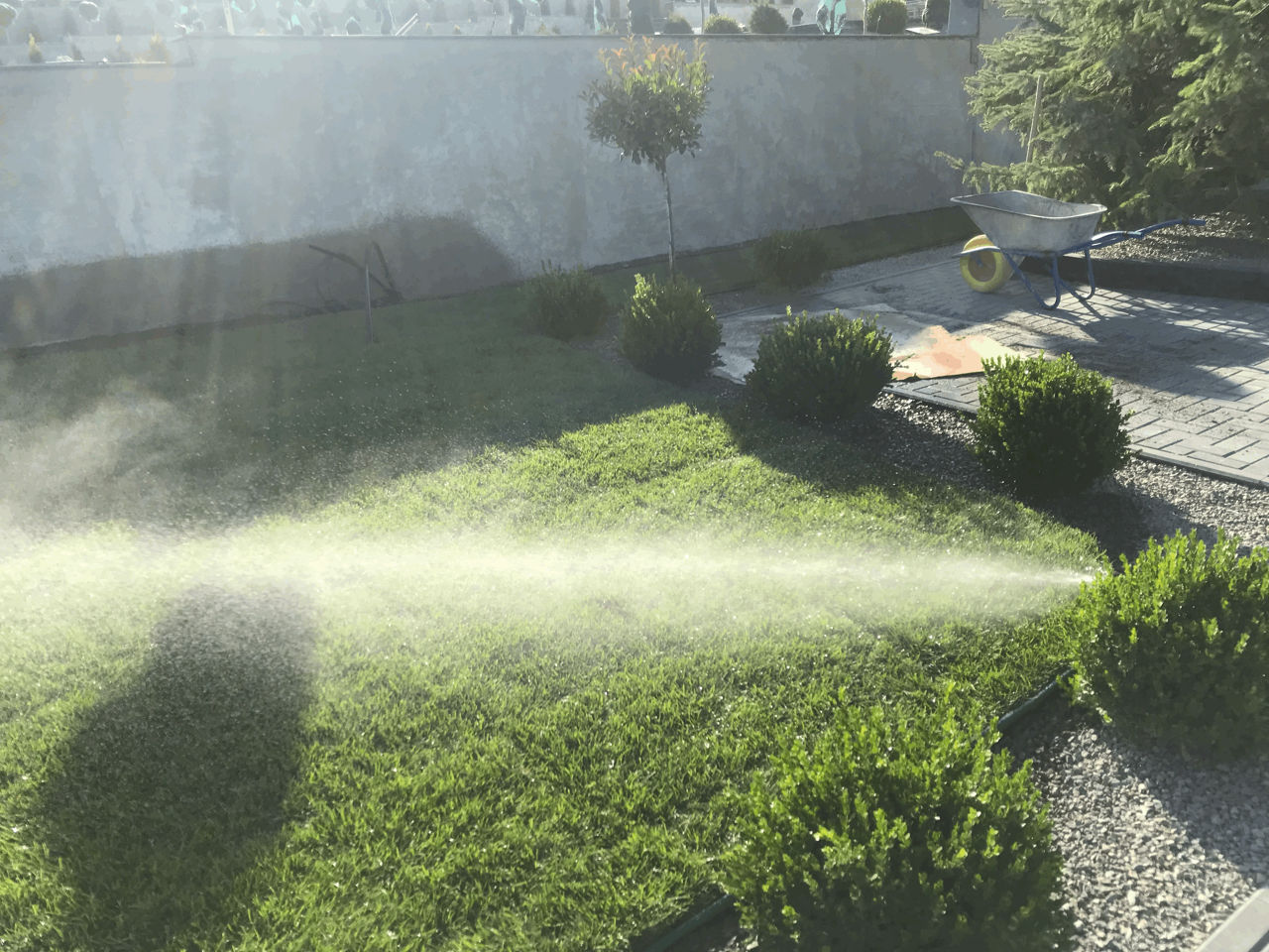 Установка автоматического полива. Instalam sisteme de irigare imagine 7