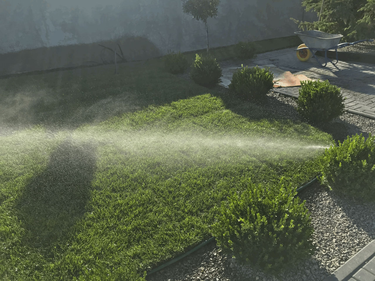 Установка автоматического полива. Instalam sisteme de irigare imagine 8