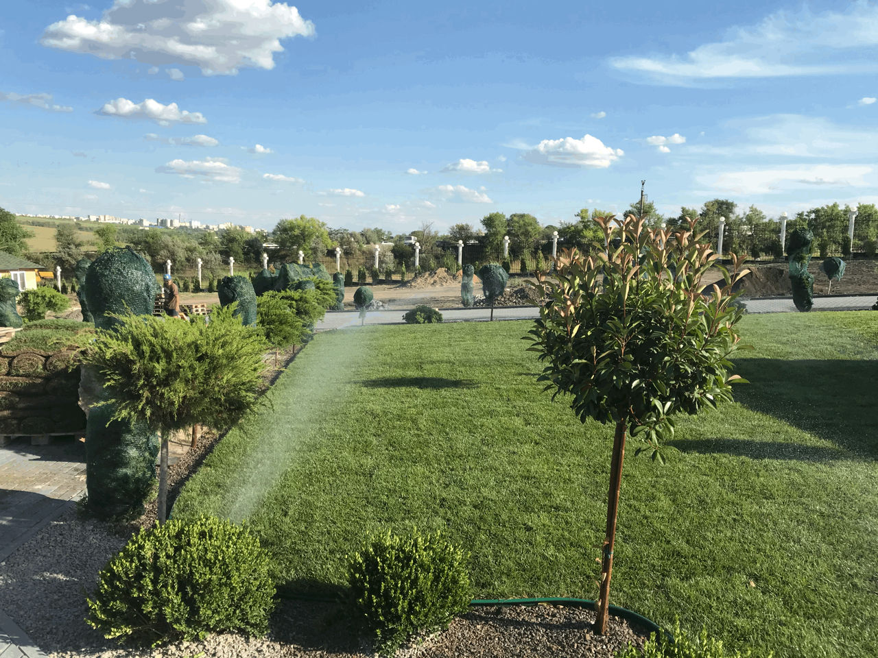 Установка автоматического полива. Instalam sisteme de irigare imagine 9