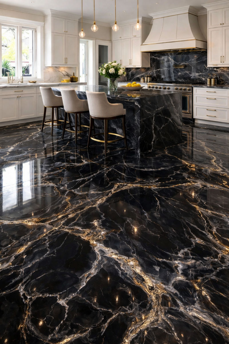 Podea (pardoseală) decorativă / Turnare epoxidică a podelelor изображение 2