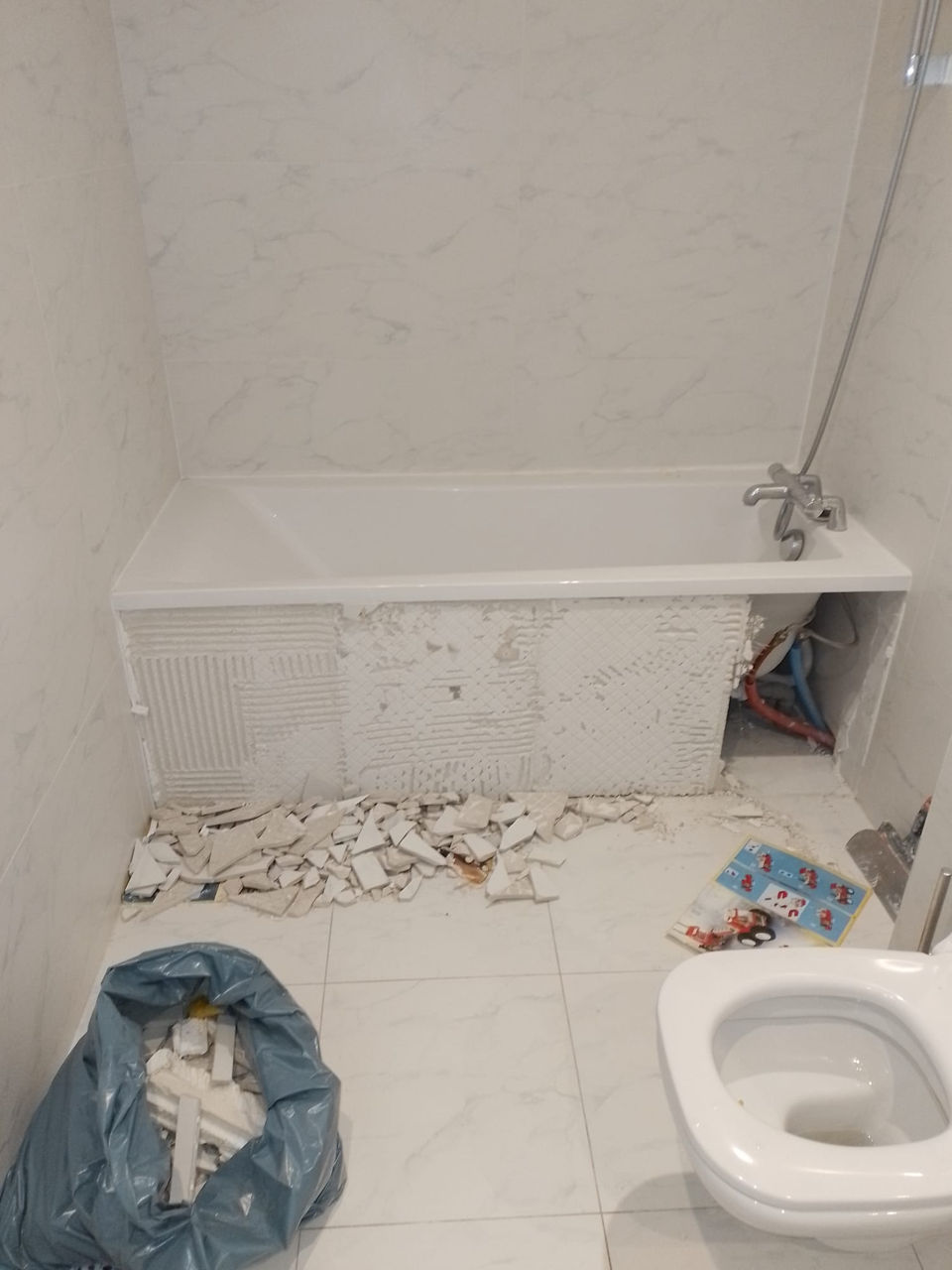 Reparatia grupurilor sanitare . Ремонт ванных комнат. Качественно изображение 9