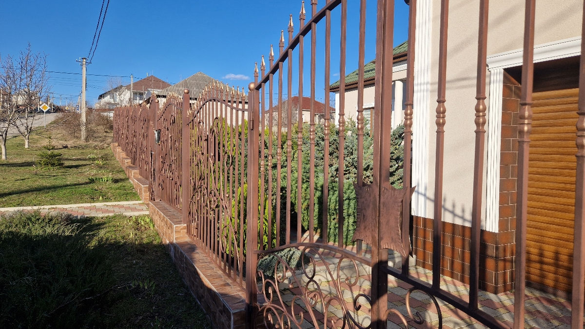 Vopsim Garduri, Porți și alte elemente din Metal, Piatră, Beton sau Lemn. imagine 3